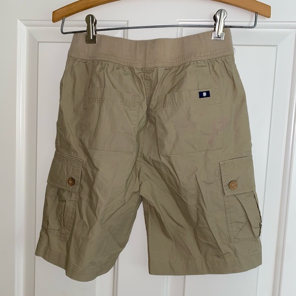 Lucky Brand Boys Tan Tie-Waist Shorts - Picture 4 of 5